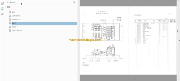 Hitachi HS36 JIB Crane Full Parts Catalog