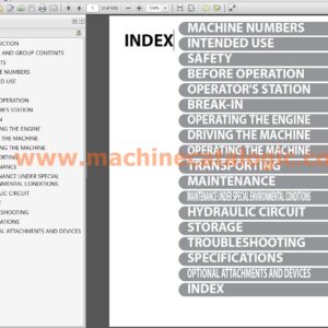 Hitachi ZX345USLC-7H Hydraulic Excavator Operator’s Manual