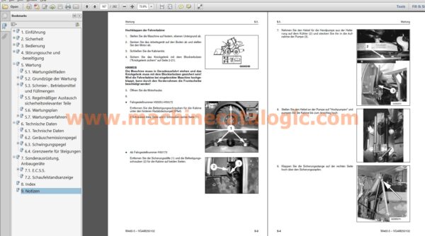 WA65-5 RADLADER Bedienungs- und Wartungsanleitung INDEX