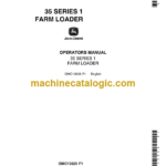 John Deere 35 Series 1 Farm Loader Operator's Manual (OMC13525)