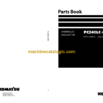 Komatsu PC240LC-8MO Hydraulic Excavator Parts Book (DBBJV001 and up)