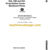 John Deere 55A, 55B and 55H Three-Bottom Drawn Moldboard Plows Operator's Manual (OMA41258)