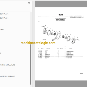 Hitachi LX100-2,LX120-2 Wheel Loader Parts Catalog