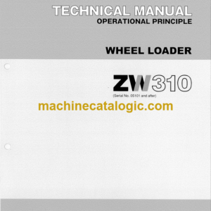 TCM ZW310 Wheel Loader Operation Principle Technical Manual