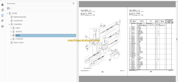 Hitachi EX5600-7,EX5600-7B,EX5600-7E Hydraulic Excavator Full Parts Catalog