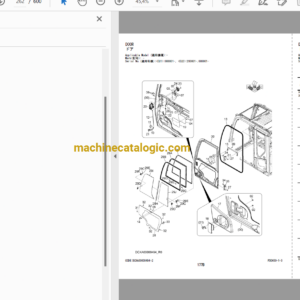 Hitachi ZX300LC-7,ZX300LCN-7 Hydraulic Excavator Full Parts Catalog