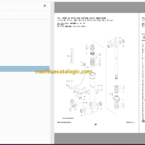 Hitachi ZX135US-6, ZX135USK-6, ZX135USOS-6 Hydraulic Excavator Full Parts Catalog