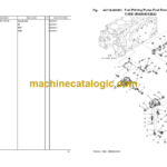 Komatsu PC500LC-10MO Hydraulic Excavator Parts Book (DZAW001 and up)