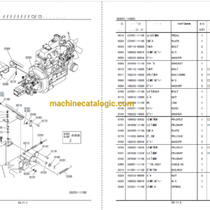 Hitachi LX40-7 Wheel Loader Full Parts Catalog