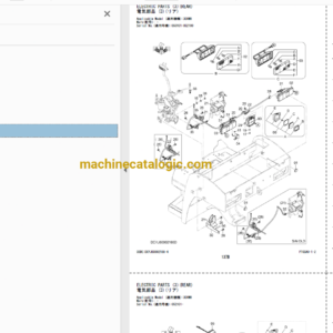 Hitachi HW30VWH-6 HW30VSH-6 HW41VWH-6 HW41VSH-6 Engine Vibratory Roller Full Parts Catalog