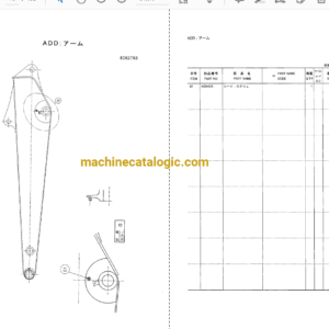 Hitachi ZX110, ZX110M, ZX110-E Excavator Full Parts and Engine Parts Catalog