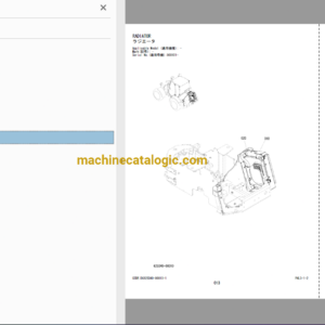 Hitachi ZW95 Wheel Loader Full Parts Catalog