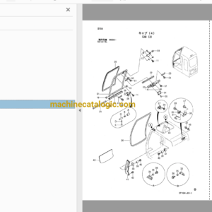 Hitachi ZX210W JD spec. Wheeled Excavator Full Parts Catalog