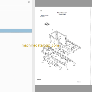 Hitachi SR2000G Track Mounted Soil Recycler Full Parts Catalog