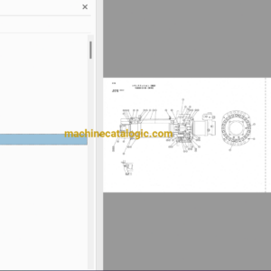 Hitachi EX8000 Excavator Full Parts Catalog