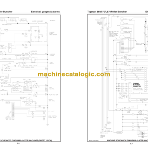 Tigercat 860, 870, L870 Feller Buncher Service Manual (8700101 – 87011499)