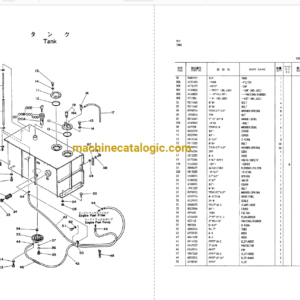 Hitachi UH16, UH181 Hydraulic Excavator Full Parts Catalog