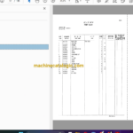 Hitachi ZX110, ZX110M, ZX110-E Excavator Full Parts Catalog
