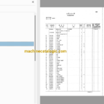 Hitachi ZX135UST Telescopic Crawler Crane Full Parts Catalog