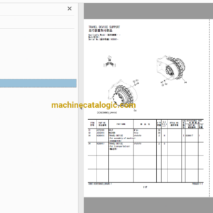 Hitachi SR2000G-6 Track Mounted Soil Recycler Full Parts Catalog