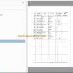 Hitachi LX50-7 Wheel Loader Parts Catalog