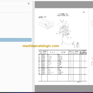 Hitachi ZX330-3G,ZX330LC-3G,ZX350H-3G,ZX350LCH-3G,ZX350K-3G,ZX350LCK-3G Hydraulic Excavator Full Parts Catalog