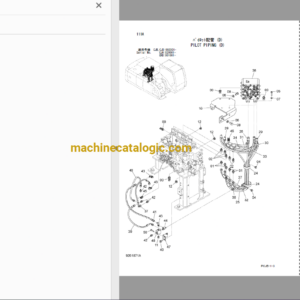 Hitachi ZX210W-3, ZX220W-3 Wheeled Excavator Full Parts Catalog