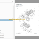 Hitachi ZX140W-3 Wheeled Excavator Full Parts and Engine Parts Catalog