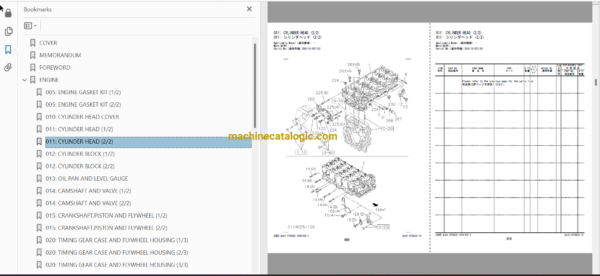 Hitachi ZX140W-3 Wheeled Excavator Full Parts and Engine Parts Catalog