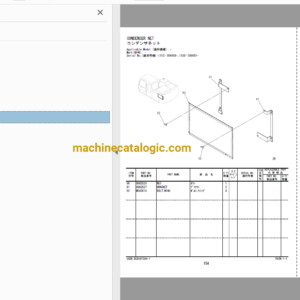 Hitachi ZX110MF,ZX138MF Forest Machine Full Parts Catalog