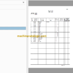 Hitachi ZX210W-3, ZX220W-3 Wheeled Excavator Full Parts Catalog