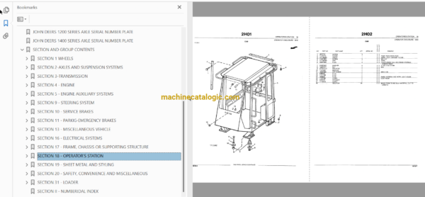 Hitachi LX100-2,LX120-2 Wheel Loader Parts Catalog