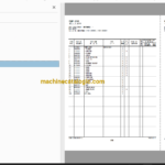 Hitachi ZX110MF,ZX138MF Forest Machine Full Parts Catalog