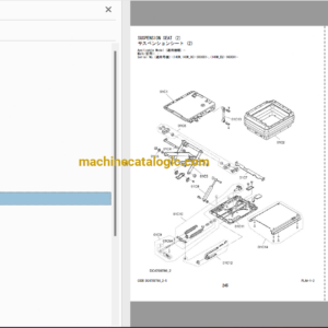 Hitachi ZX140W-5B Wheeled Excavator Full Parts and Engine Parts Catalog