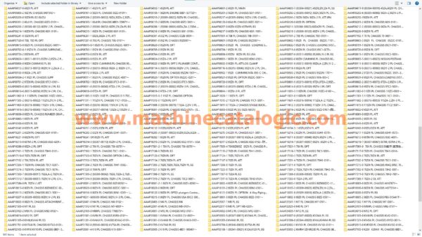 Kawasaki Construction Machinery Parts Catalog PDF Model Index