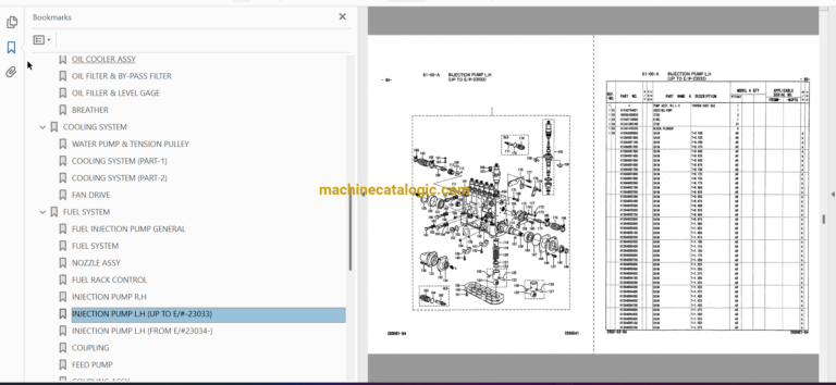 Hitachi S12A2-Y1TAA1 Diesel Engine Parts Catalog