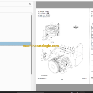 Hitachi ZX110MF-5G Hydraulic Excavator Full Parts Catalog