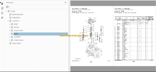 Hitachi ZX140W-5B Wheeled Excavator Full Parts and Engine Parts Catalog