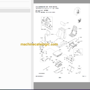 Hitachi ZX225US-3, ZX225USLC-3 Hydraulic Excavator Full Parts Catalog