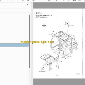 Hitachi ZX330-5B,ZX330LC-5B,ZX350H-5B,ZX350LCH-5B,ZX350K-5B,ZX350LCK-5B,ZX350LC-5B,ZX350LCN-5B Hydraulic Excavator Full Parts Catalog