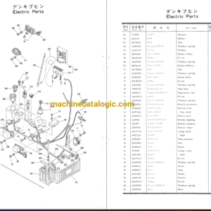 Hitachi UH04-3 Hydraulic Excavator Full Parts Catalog