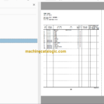 Hitachi ZX330-5B,ZX330LC-5B,ZX350H-5B,ZX350LCH-5B,ZX350K-5B,ZX350LCK-5B,ZX350LC-5B,ZX350LCN-5B Hydraulic Excavator Full Parts Catalog