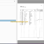 Hitachi LX70-5 Wheel Loader Full Parts Catalog
