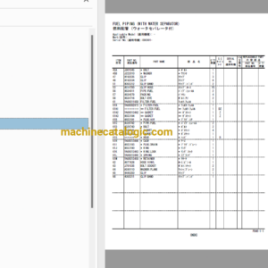 Hitachi ZX135US-5B Hydraulic Excavator Full Parts Catalog