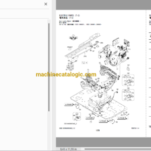 Hitachi ZX350LC-7, ZX350LCN-7 Hydraulic Excavator Full Parts and Engine Parts Catalog