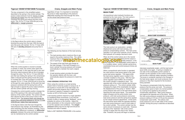 Tigercat 1055B, 1075B, 1085B Forwarder Service Manual (10750301 - 10751000)