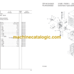 Komatsu PC130-8MO Hydraulic Excavator Parts Book (DJE10001 and up)