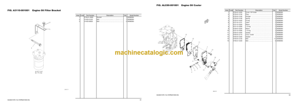 Komatsu PC240LC-8MO Hydraulic Excavator Parts Book (DBBJV001 and up)