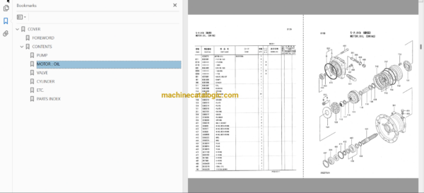 Hitachi EX400-3C,EX400LC-3C,EX450H-3C,EX450LCH-3C Excavator Full Parts Catalog