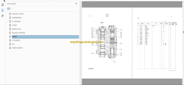 Hitachi UH16, UH181 Hydraulic Excavator Full Parts Catalog